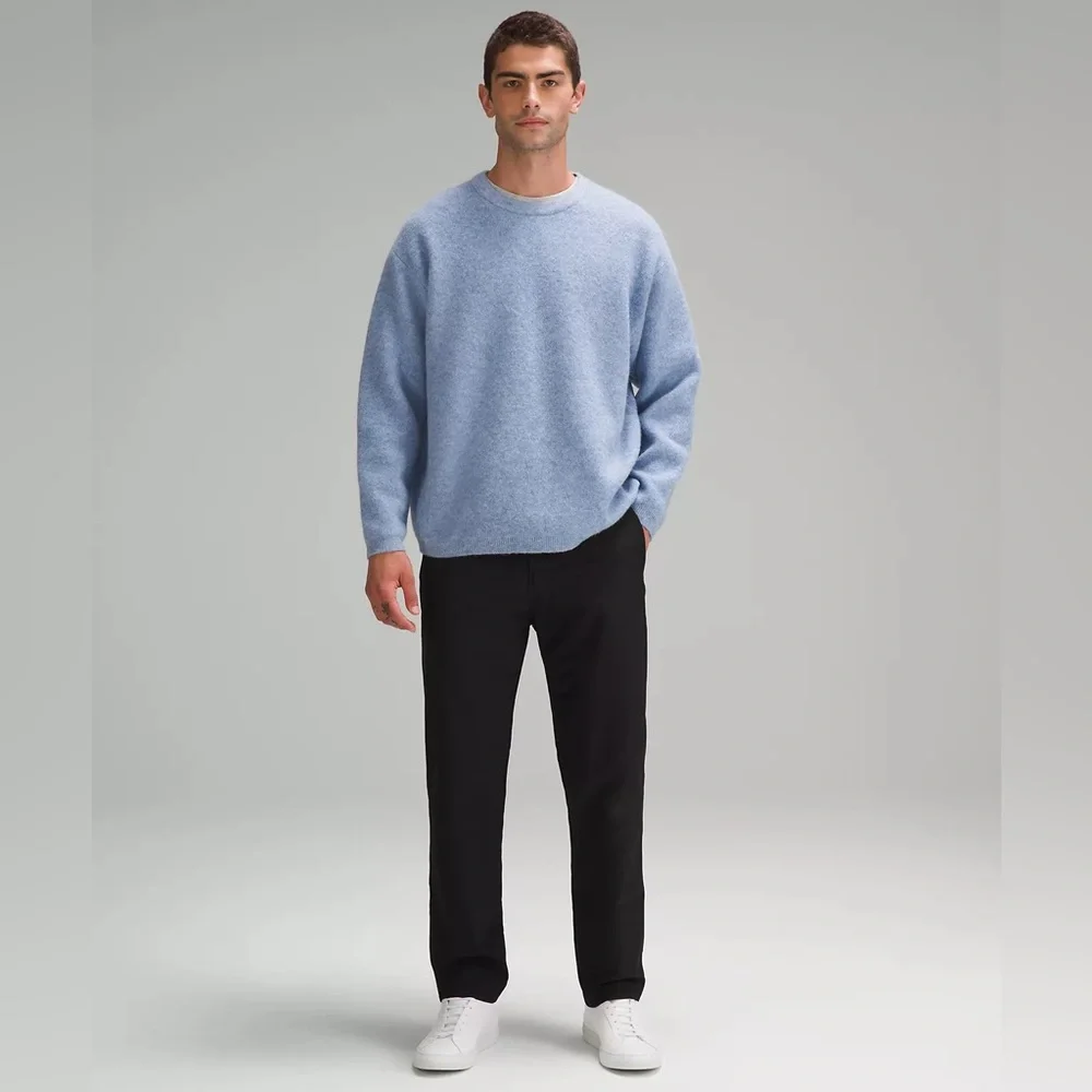 Lululemon Relaxed-Tapered Smooth Twill Trouser - NAVY - Picture 2 of 15